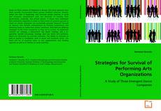 Portada del libro de Strategies for Survival of Performing Arts Organizations