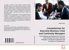 Portada del libro de Competencies for Executive Business Crisis and
Continuity Managers