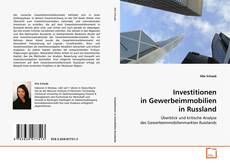 Portada del libro de Investitionen in Gewerbeimmobilien in Russland