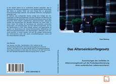 Portada del libro de Das Alterseinkünftegesetz