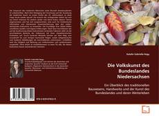 Portada del libro de Die Volkskunst des Bundeslandes Niedersachsen