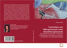 Portada del libro de Textanalyse von Mikroprozessen einer
Musiktherapiestunde