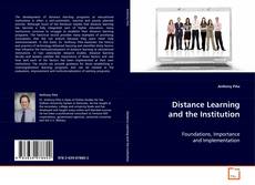 Portada del libro de Distance Learning and the Institution