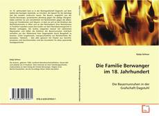 Portada del libro de Die Familie Berwanger im 18. Jahrhundert