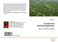 Portada del libro de Variable Rate Herbicide Application