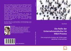 Portada del libro de Die Rolle der Unternehmenskultur im M