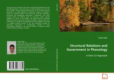 Portada del libro de Structural Relations and Government in Phonology