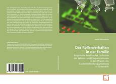 Couverture de Das Rollenverhalten in der Familie