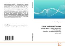 Portada del libro de Slack and Munificence