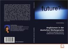 Portada del libro de Anglizismen in der deutschen Werbesprache