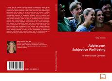 Copertina di Adolescent Subjective Well-being