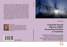 Copertina di Corporate Annual Reports (CARS): Accounting
Practices in Transition