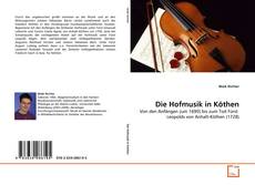 Capa do livro de Die Hofmusik in Köthen 
