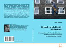 Portada del libro de Kinderfreundlichkeit in Großstädten