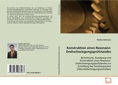 Portada del libro de Konstruktion eines Resonanz-Drehschwingungsprüfstandes