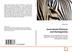 Portada del libro de Generalized Dilations and Homogeneity