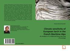 Capa do livro de Climate sensitivity of European larch in the French Maritime Alps 