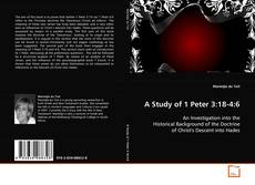 Portada del libro de A Study of 1 Peter 3:18-4:6