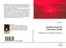 Buchcover von Greater Access to Consumer Credit