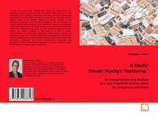 Buchcover von A Study: Steven Stucky's "Notturno."