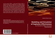 Capa do livro de Modeling and Simulation of Explosion Effectiveness 