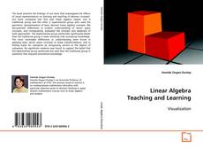 Capa do livro de Linear Algebra Teaching and Learning 