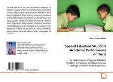 Portada del libro de Special Eduation Students Academic Performance on
Tests