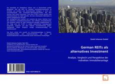 German REITs als alternatives Investment kitap kapağı