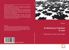 Buchcover von Evolutionary Impulses In Law