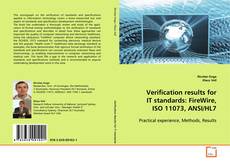 Couverture de Verification results for IT standards: FireWire, ISO
11073, ANSI/HL7