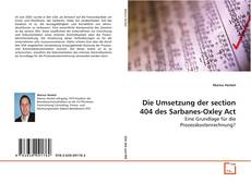 Copertina di Die Umsetzung der section 404 des Sarbanes-Oxley Act