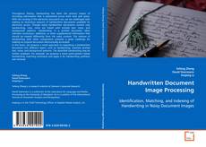 Copertina di Handwritten Document Image Processing