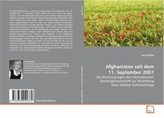 Copertina di Afghanistan seit dem
11. September 2001