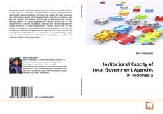 Capa do livro de Institutional Capcity of Local Government Agencies in Indonesia 