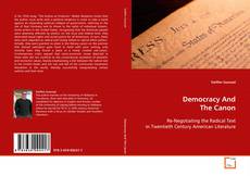 Couverture de Democracy And The Canon