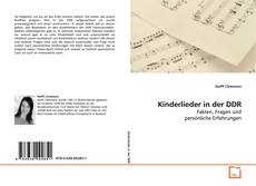 Couverture de Kinderlieder in der DDR