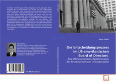 Copertina di Der Entscheidungsprozess im US-amerikanischen Board
of Directors