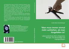 "Man muss immer einmal mehr aufstehen, als man
hingefallen ist"的封面