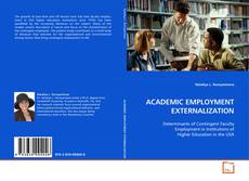 Buchcover von ACADEMIC EMPLOYMENT EXTERNALIZATION