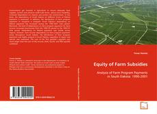 Buchcover von Equity of Farm Subsidies
