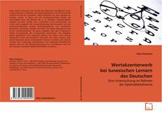 Couverture de Wortakzenterwerb bei tunesischen Lernern des Deutschen