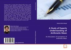 Capa do livro de A Study of Experts Understanding of Arithmetic Mean 