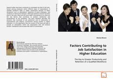 Couverture de Factors Contributing to Job Satisfaction in Higher
Education