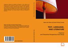 TEXT, LANGUAGE, AND LITERATURE的封面
