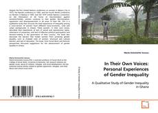 Buchcover von In Their Own Voices: Personal Experiences of Gender
Inequality