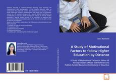 Capa do livro de A Study of Motivational Factors to follow Higher
Education by Distance 