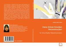 Buchcover von Voice Driven Emotion Reconstruction