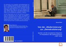 Portada del libro de Von der „Modernisierung“ zur „Demokratisierung“