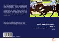 Copertina di Anticipated Emotions Matter