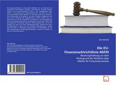 Buchcover von Die EU-Finanzmarktrichtlinie MiFID